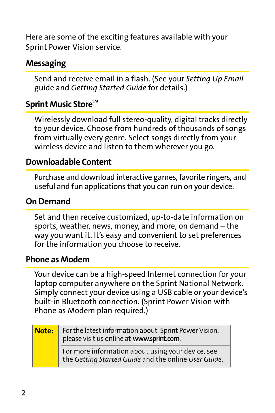 Sprint Nextel Stereo Receiver User Manual | Page 4 / 22