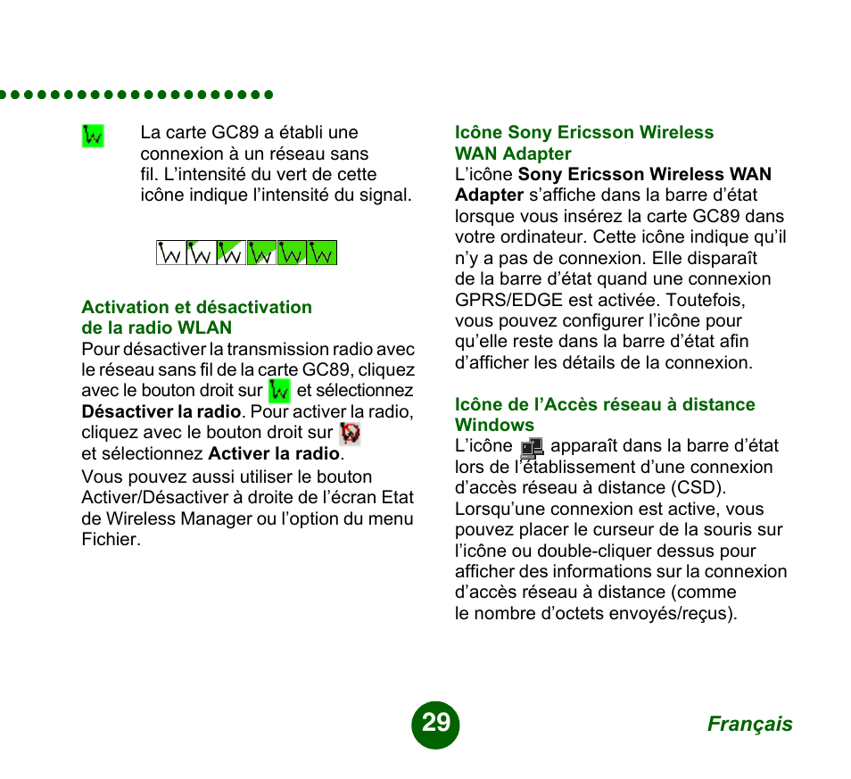 Sprint Nextel GC89 User Manual | Page 29 / 41