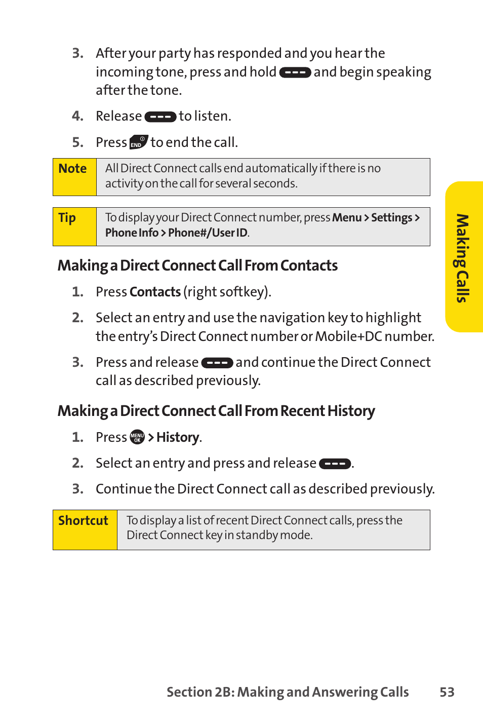 Mak in g ca lls | Sprint Nextel SANYO PRO-700 User Manual | Page 67 / 236