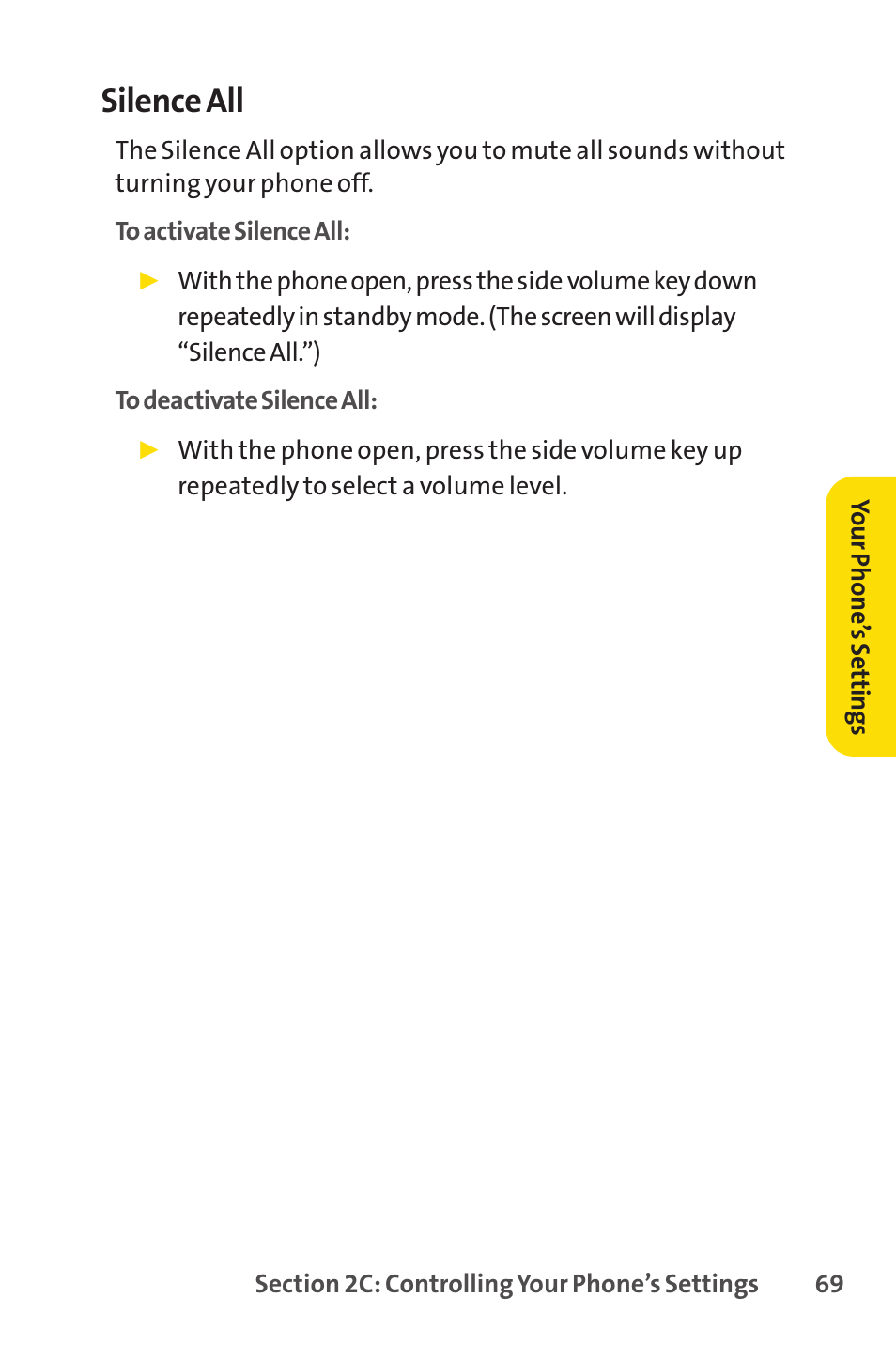Silence all | Sprint Nextel SANYO PRO-700 User Manual | Page 83 / 236