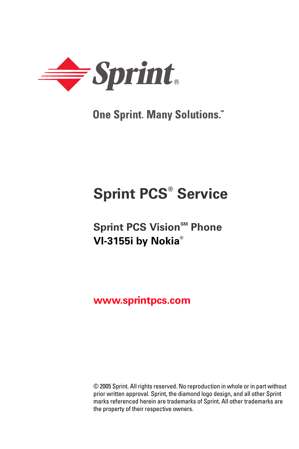 Sprint Nextel PCS VI-3155I User Manual | 209 pages