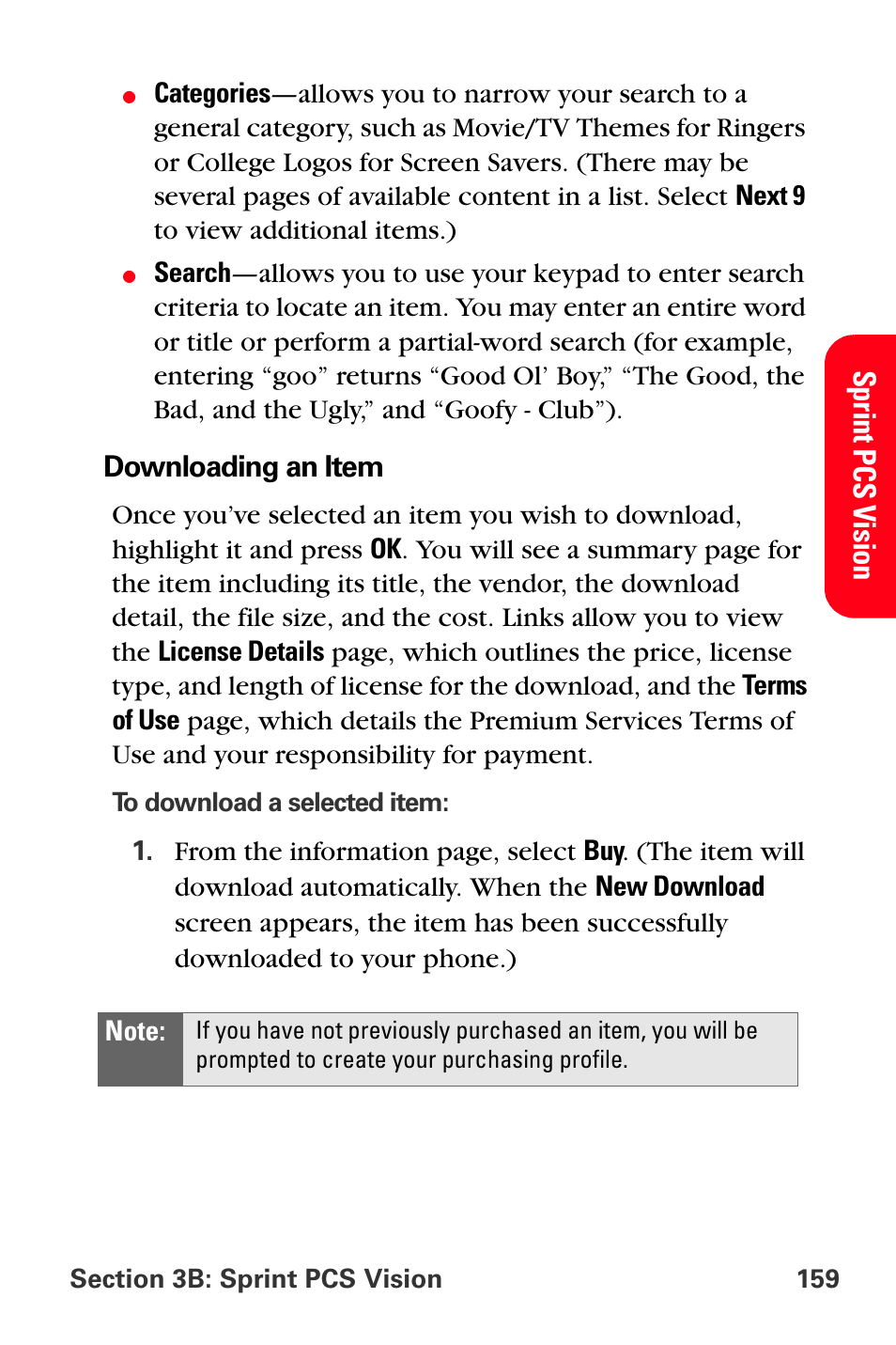 Sprint p cs v ision | Sprint Nextel PCS VI-3155I User Manual | Page 171 / 209