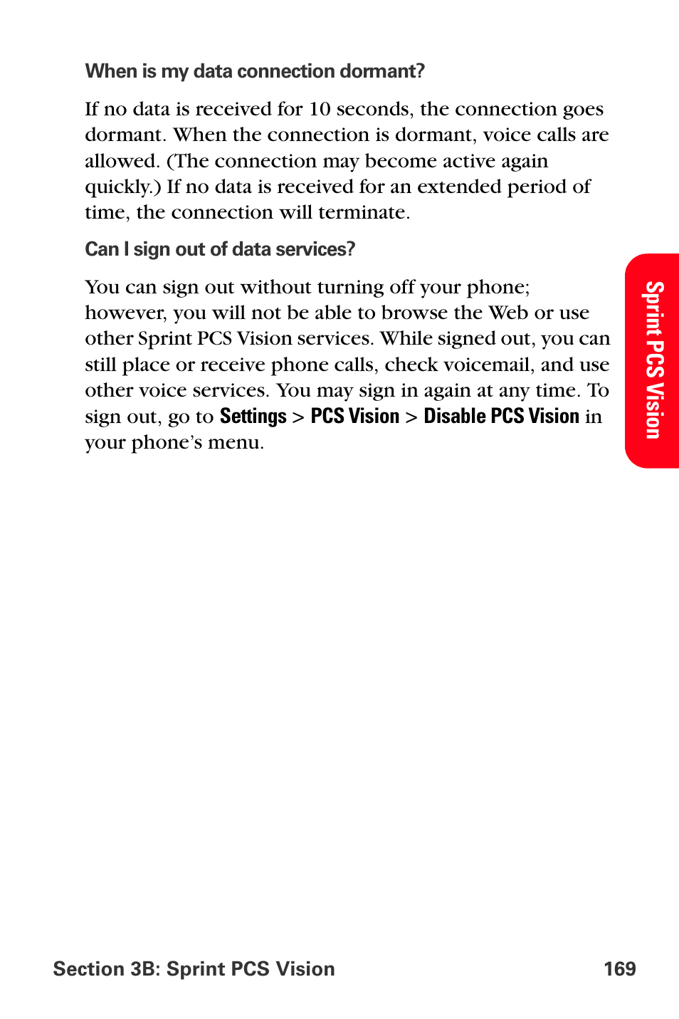 Sprint Nextel PCS VI-3155I User Manual | Page 181 / 209