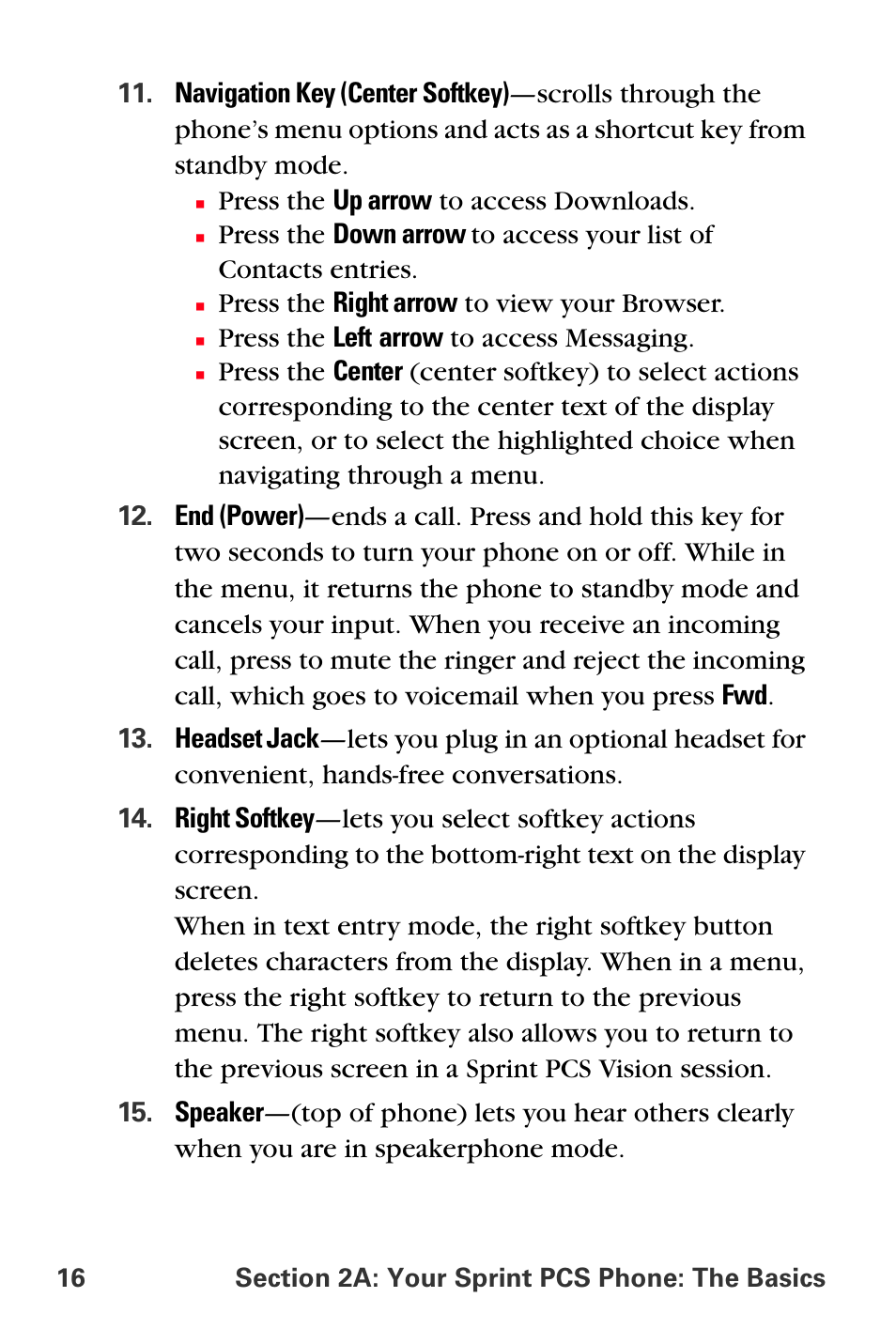 Sprint Nextel PCS VI-3155I User Manual | Page 28 / 209