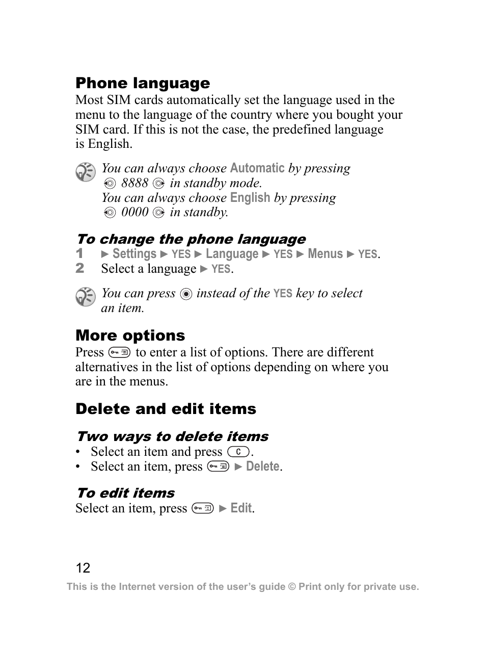 Sprint Nextel J23OI User Manual | Page 13 / 88