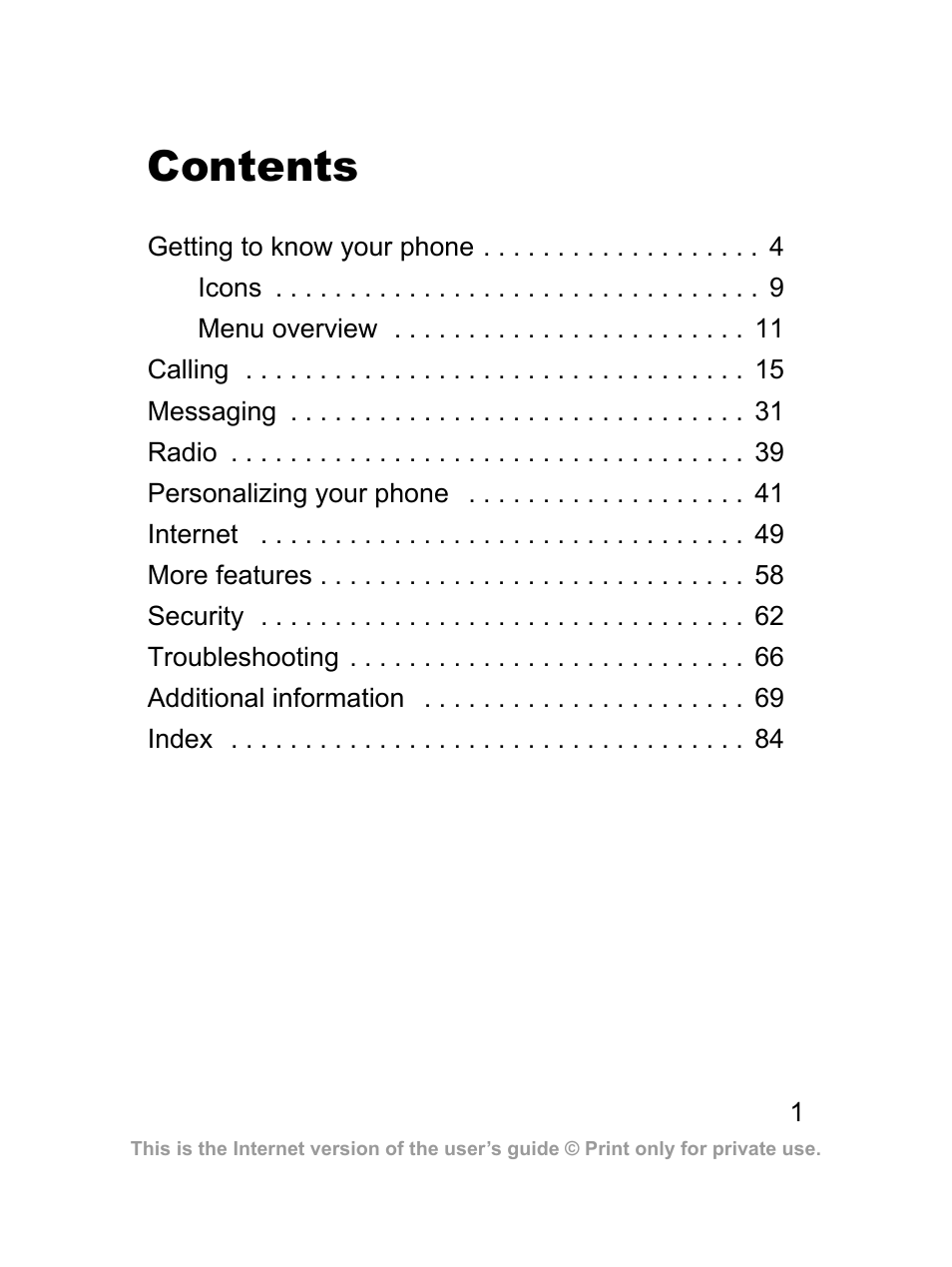 Sprint Nextel J23OI User Manual | Page 2 / 88