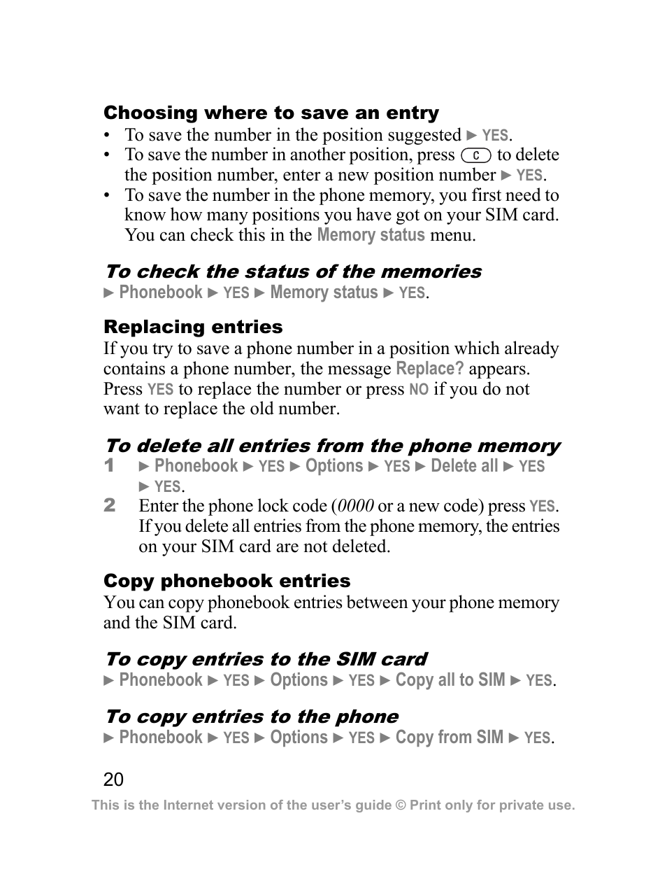 Sprint Nextel J23OI User Manual | Page 21 / 88