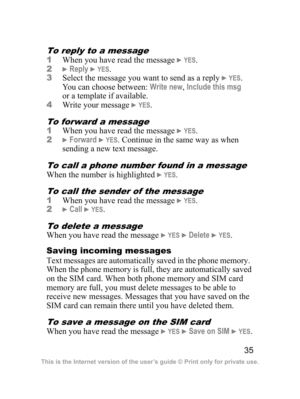 Sprint Nextel J23OI User Manual | Page 36 / 88