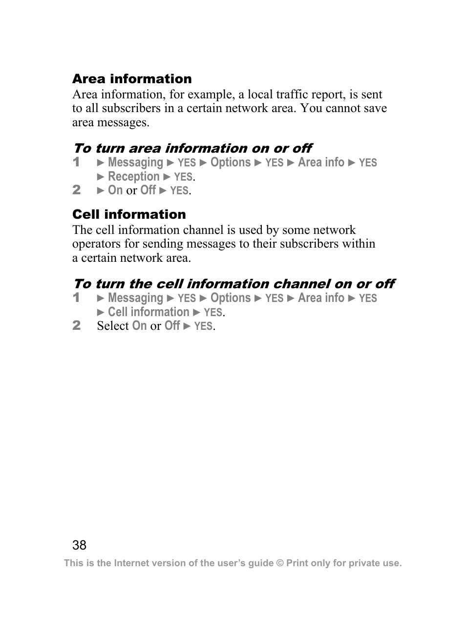 Sprint Nextel J23OI User Manual | Page 39 / 88