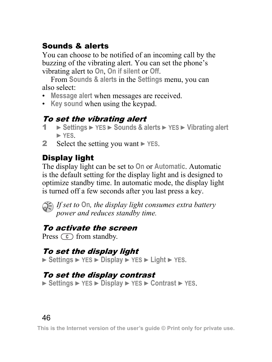 Sprint Nextel J23OI User Manual | Page 47 / 88