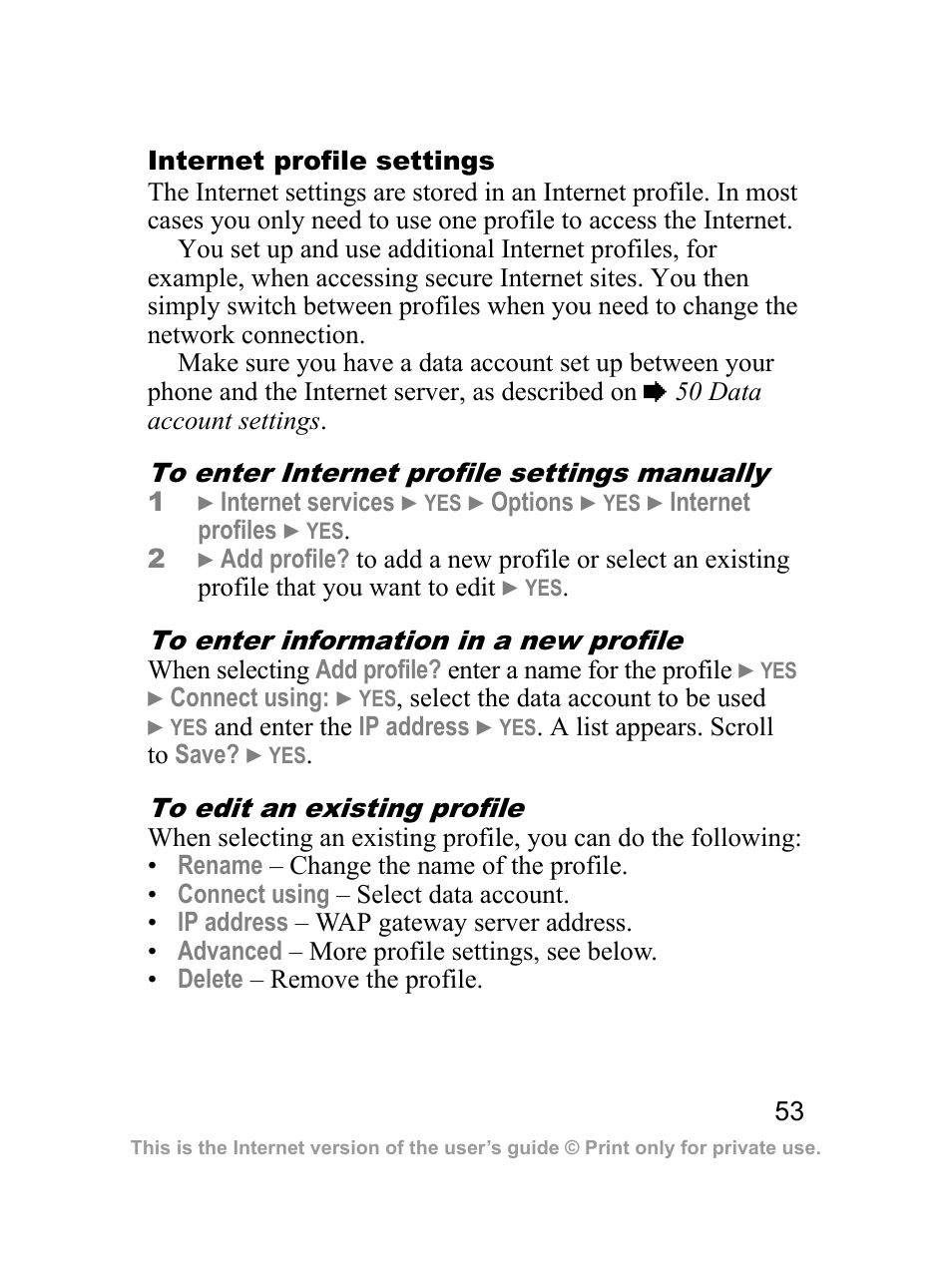 Sprint Nextel J23OI User Manual | Page 54 / 88