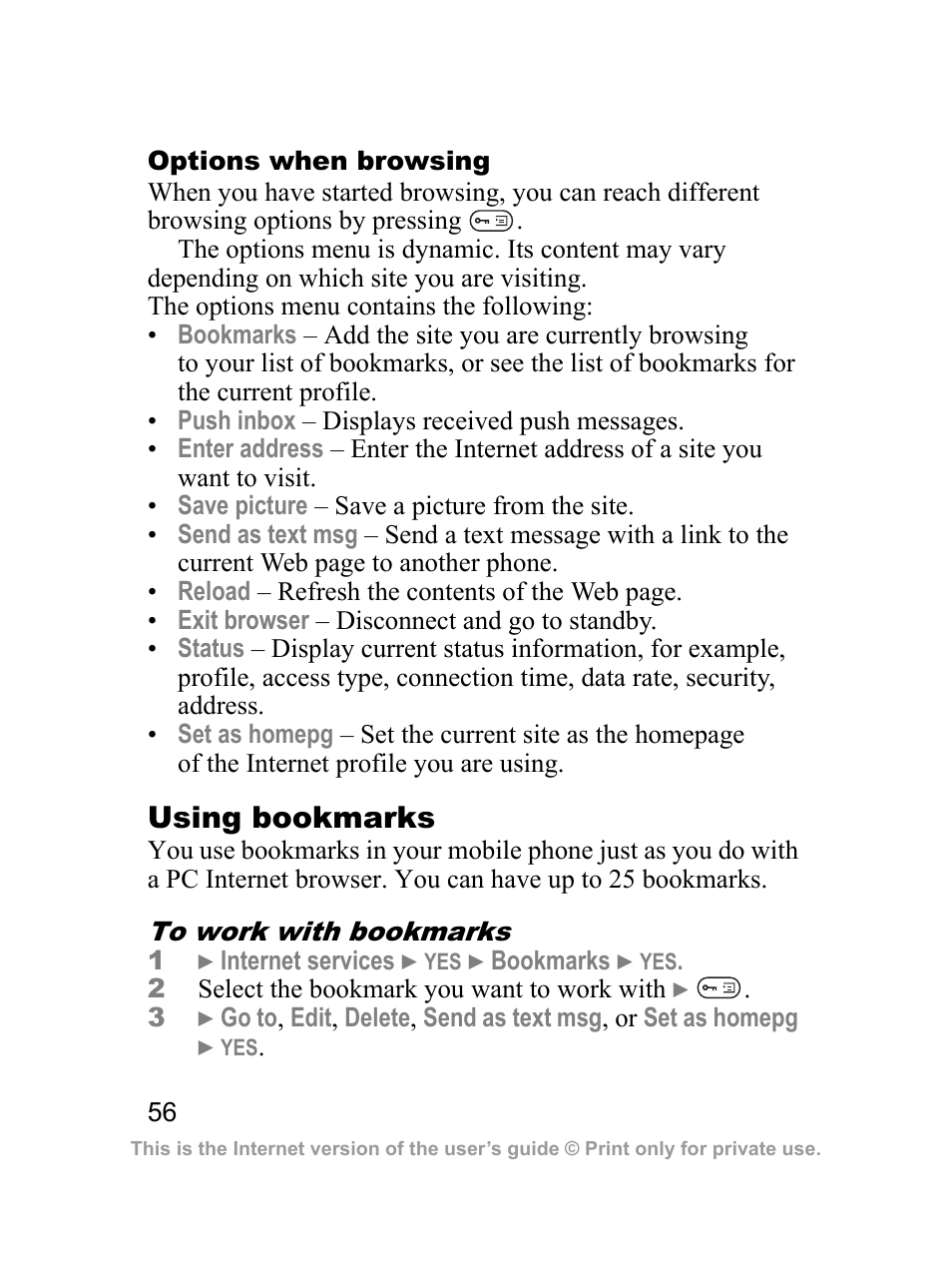 Sprint Nextel J23OI User Manual | Page 57 / 88
