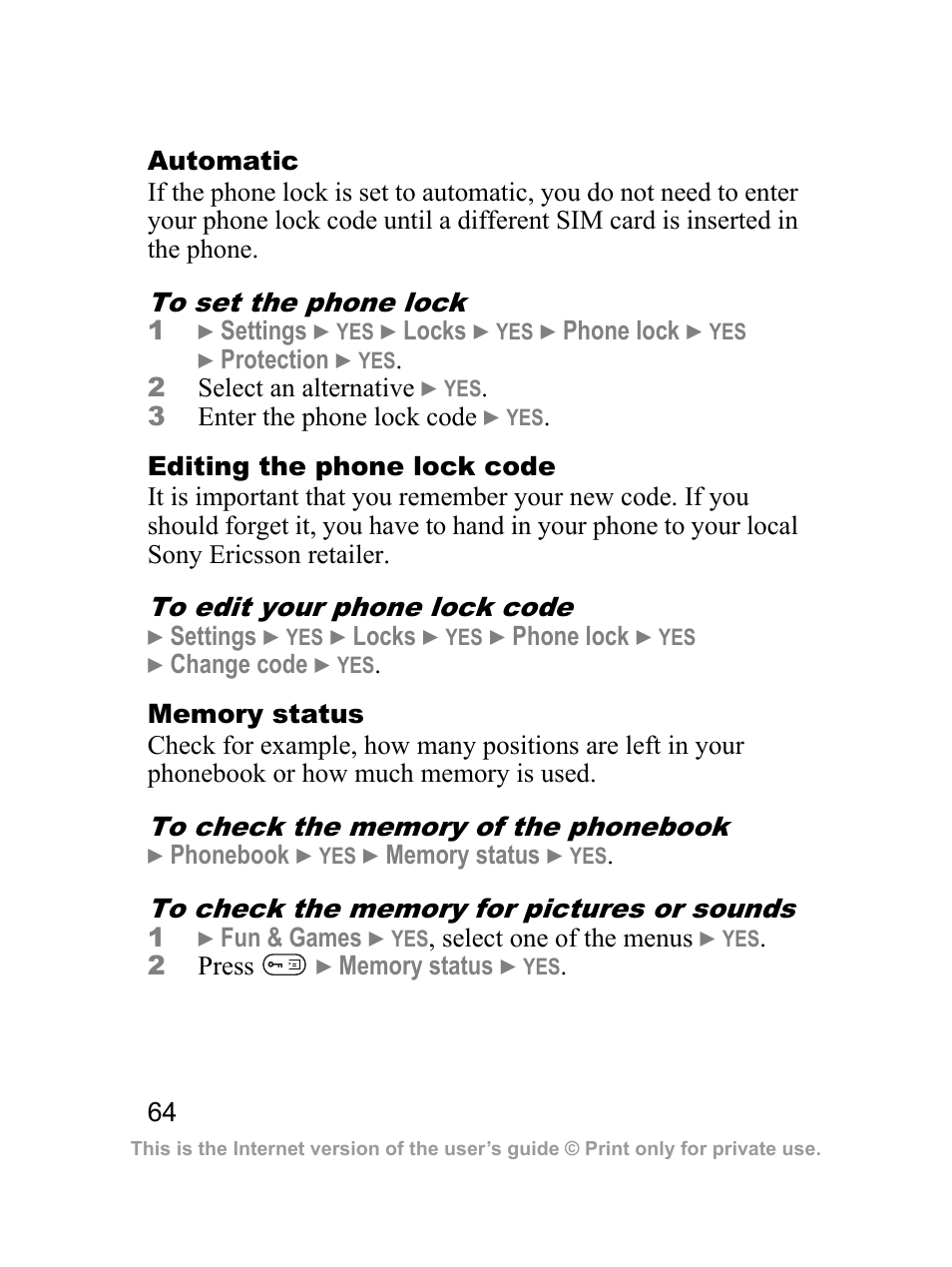 Sprint Nextel J23OI User Manual | Page 65 / 88