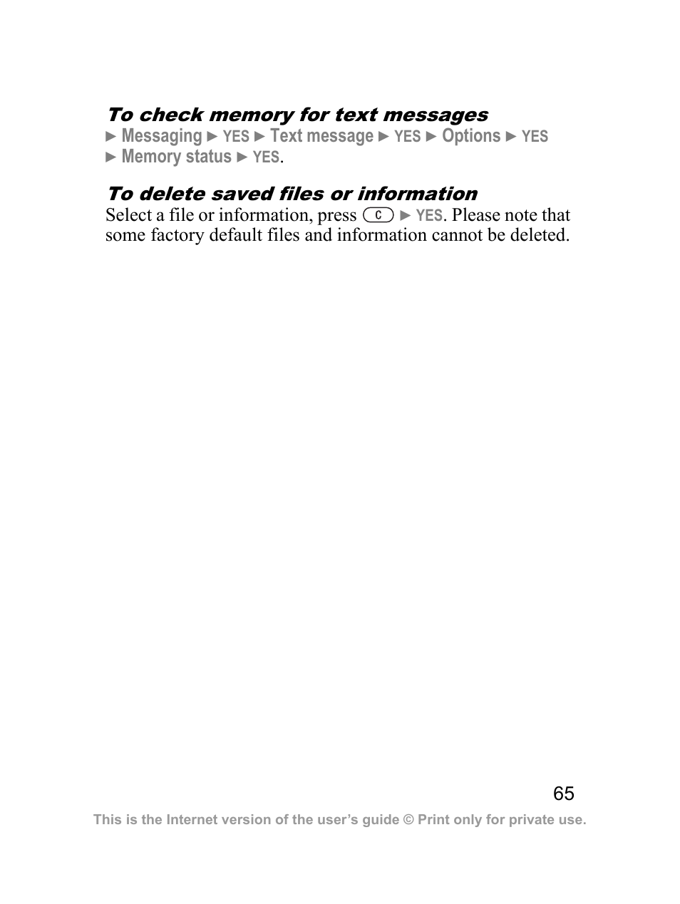 Sprint Nextel J23OI User Manual | Page 66 / 88