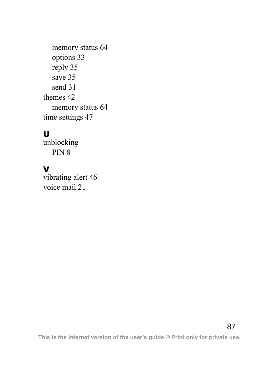 Sprint Nextel J23OI User Manual | Page 88 / 88