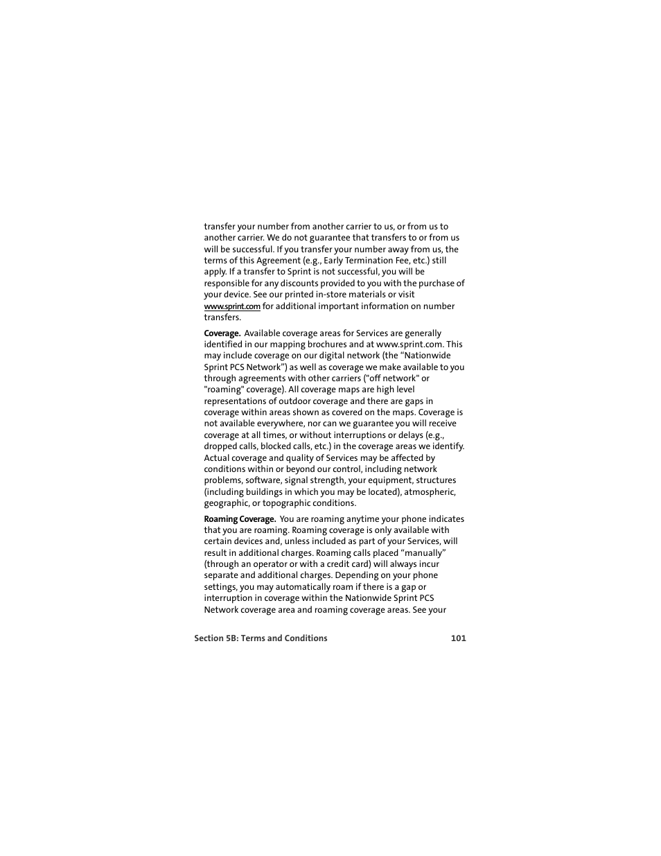 Sprint Nextel OVATION U720 User Manual | Page 107 / 119