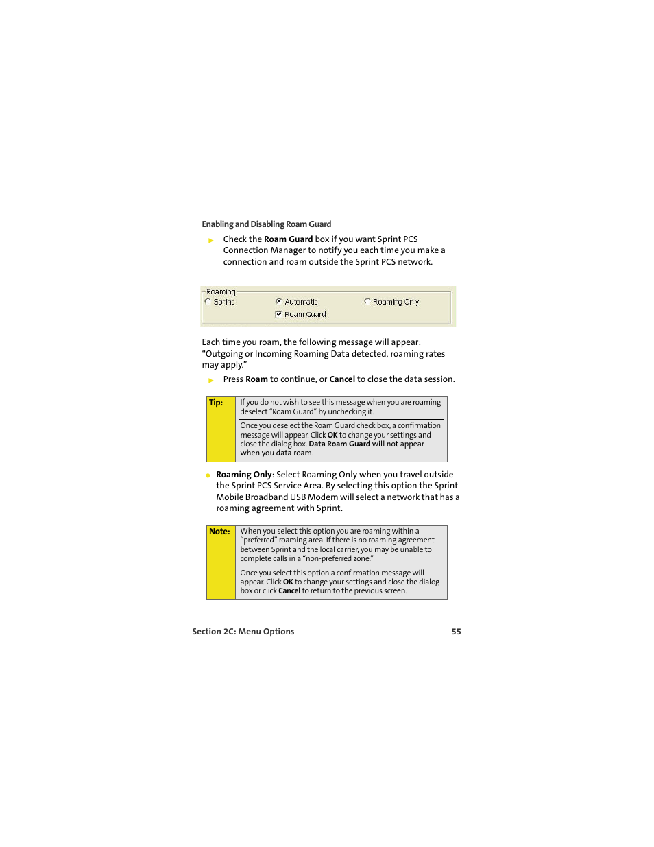 Sprint Nextel OVATION U720 User Manual | Page 61 / 119