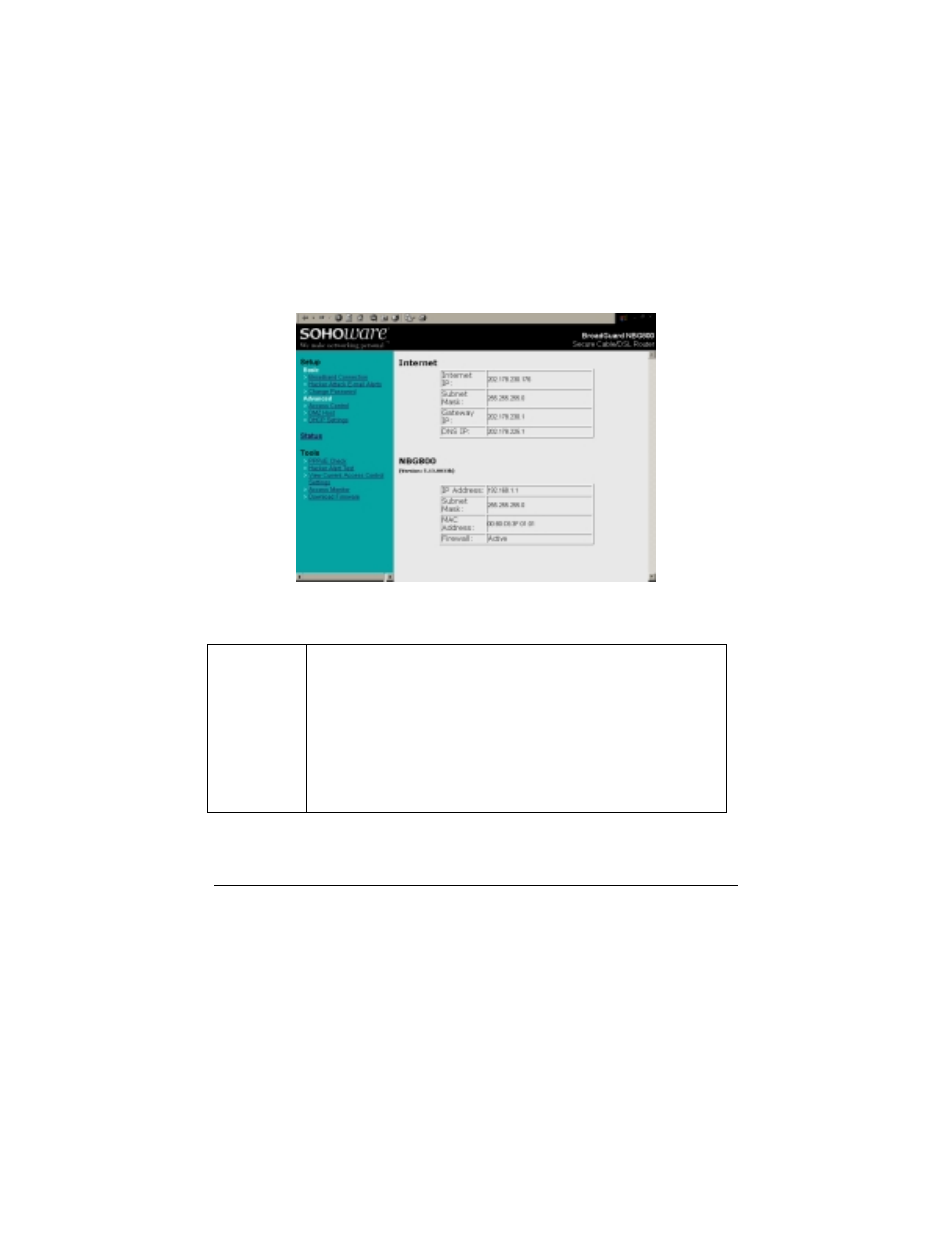 Status, Windows 2000 vpn server setup, Figure 58. command prompt-1 | Soho NBG800 User Manual | Page 44 / 83