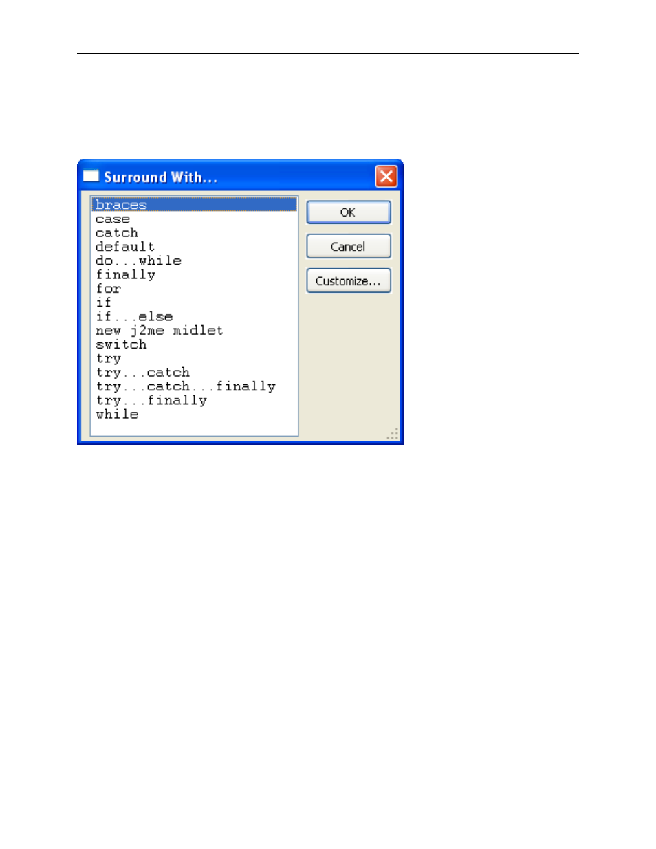 Modifying surround with templates, Surround with dialog, Alias editor dialog for surround with | Slick EDIT V3.3 User Manual | Page 189 / 568