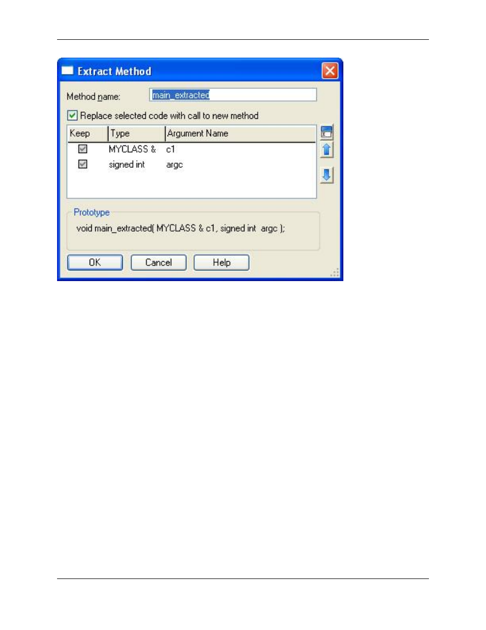 Modify parameter list, C++ refactoring: modify parameter list | Slick EDIT V3.3 User Manual | Page 224 / 568