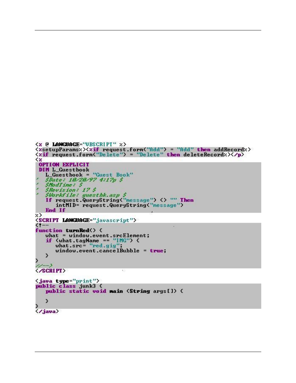 Embedded languages, Embedded languages in html | Slick EDIT V3.3 User Manual | Page 30 / 568