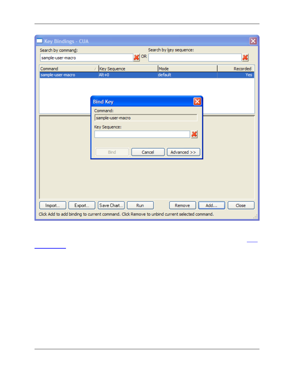 Binding macros using execute_last_macro_key | Slick EDIT V3.3 User Manual | Page 355 / 568