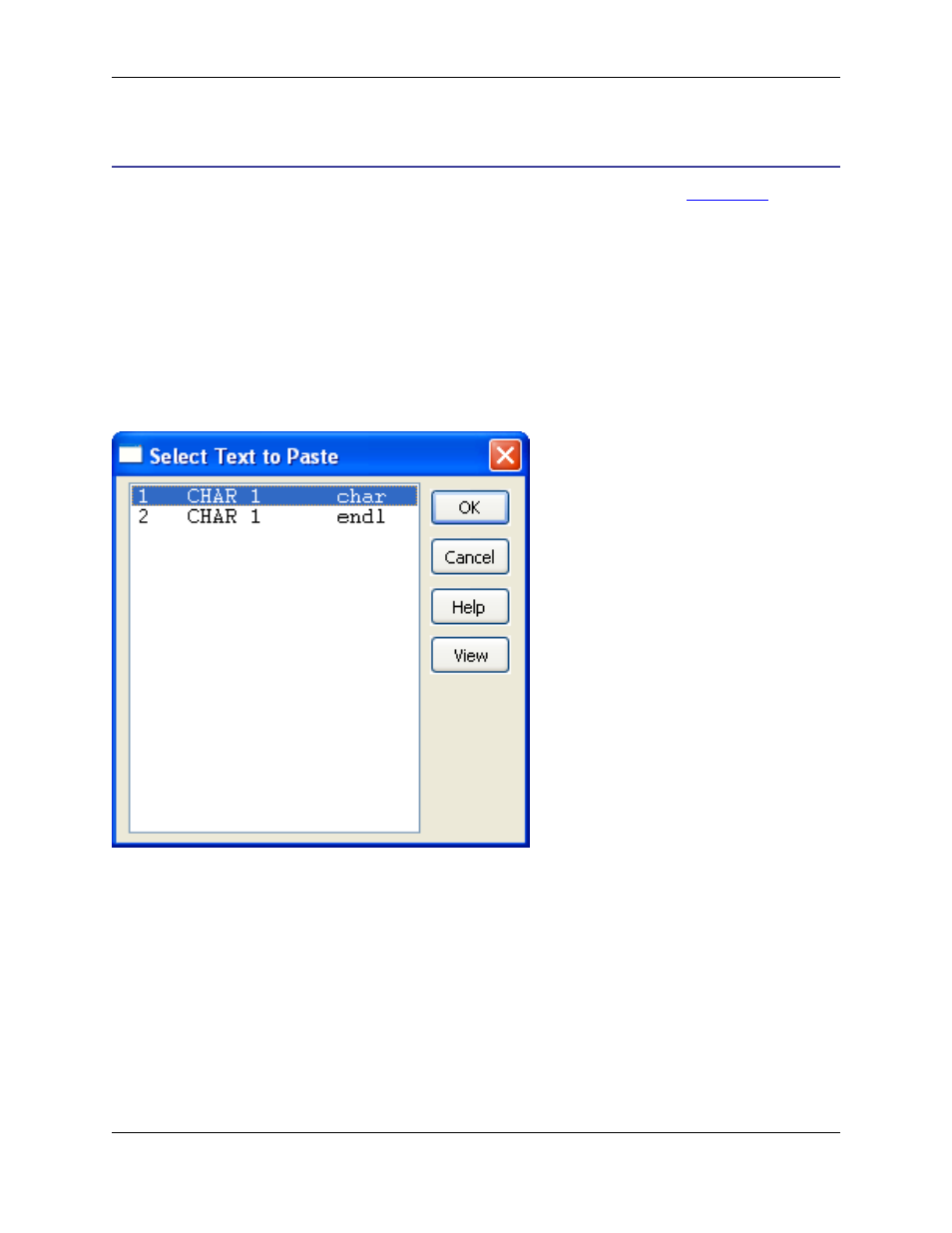 Editing dialogs, Select text to paste dialog, Enumerate dialog | Slick EDIT V3.3 User Manual | Page 362 / 568
