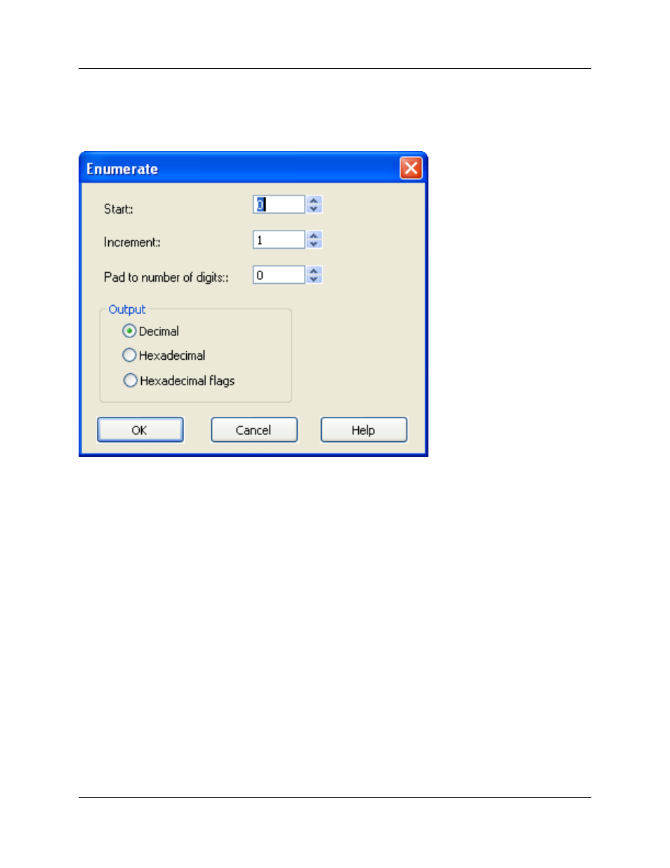 Filter selection: command dialog, Enumerate dialog | Slick EDIT V3.3 User Manual | Page 363 / 568