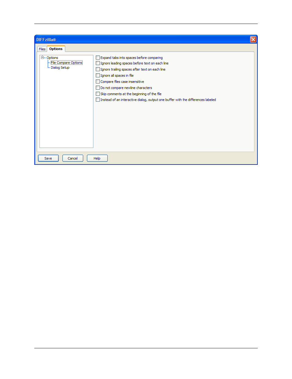 Dialog setup options | Slick EDIT V3.3 User Manual | Page 397 / 568