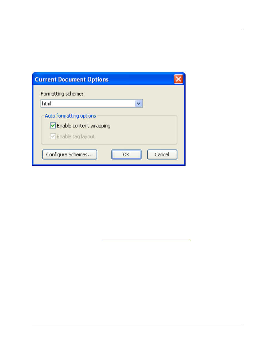 Current document options dialog | Slick EDIT V3.3 User Manual | Page 490 / 568