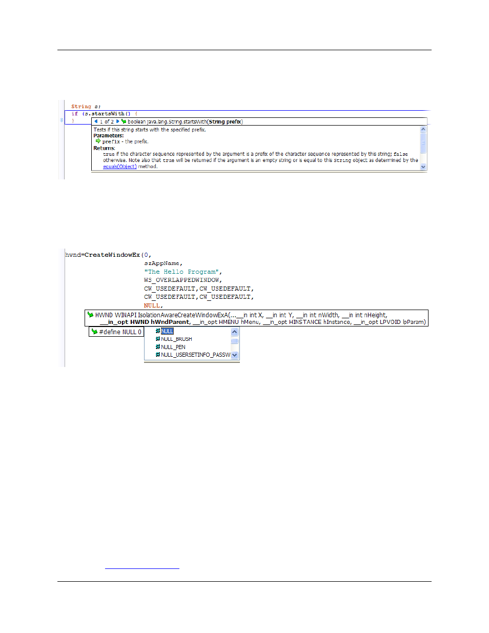Auto list compatible parameters, Parameter info: example 1 | Slick EDIT V3.3 User Manual | Page 86 / 568