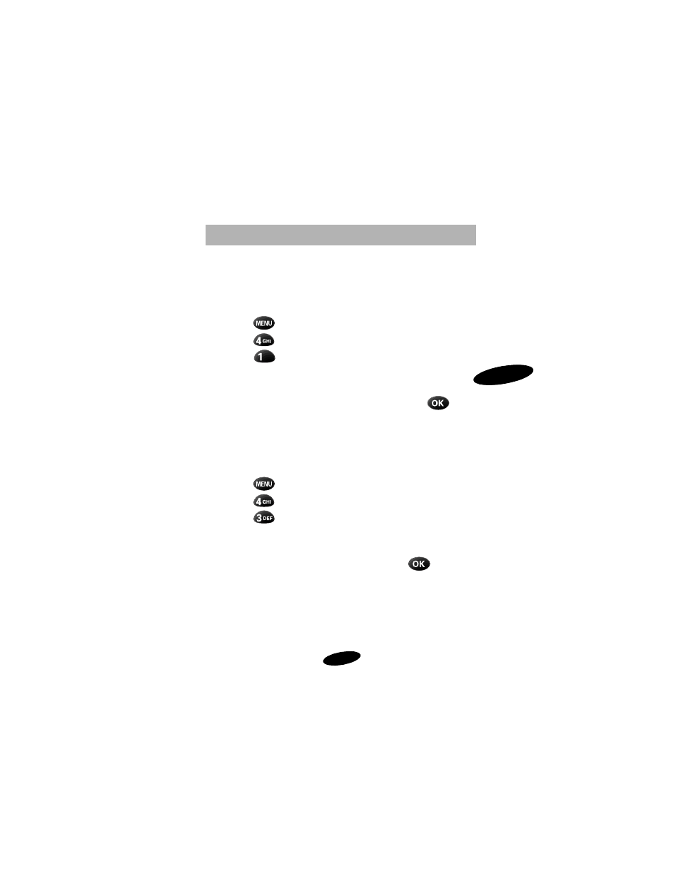 Ring volume setting, Ring type setting, Calling options | Samsung SCH-1530 User Manual | Page 43 / 100