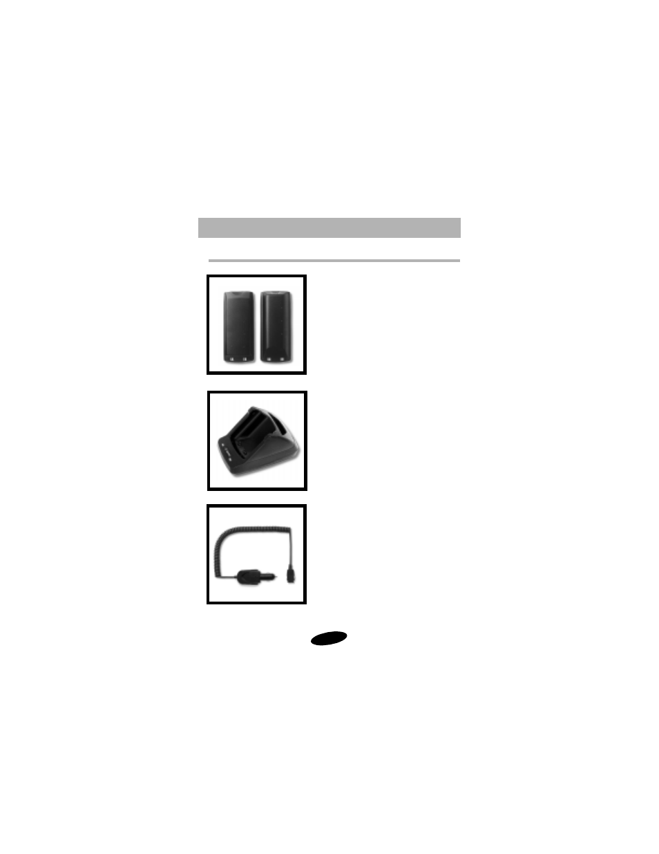 Batteries, Desktop rapid charger, Cigarette lighter adapter | Accessories | Samsung SCH-1530 User Manual | Page 80 / 100