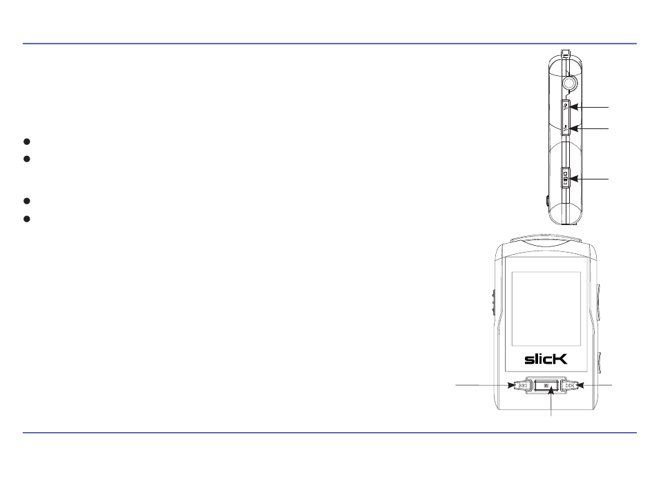 Pausing playback, Music player interface, Skipping tracks | Searching backward or forward within a track | Slick MP417-2CB User Manual | Page 16 / 35