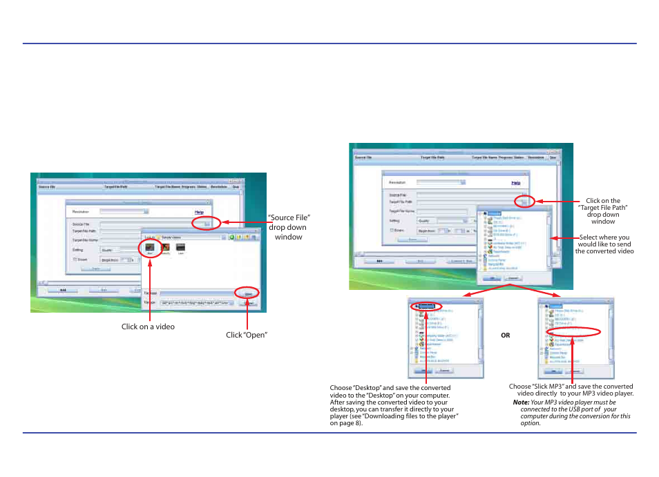 Creating avi videos (cont.) | Slick MP417-2CB User Manual | Page 23 / 35