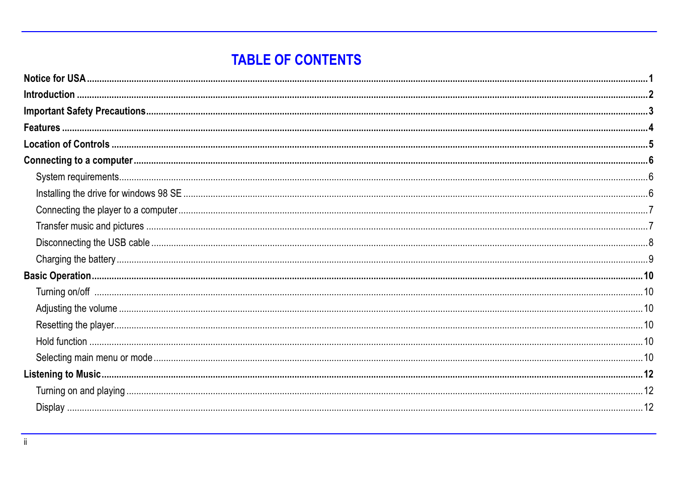 Slick MP416SP-2 User Manual | Page 2 / 40
