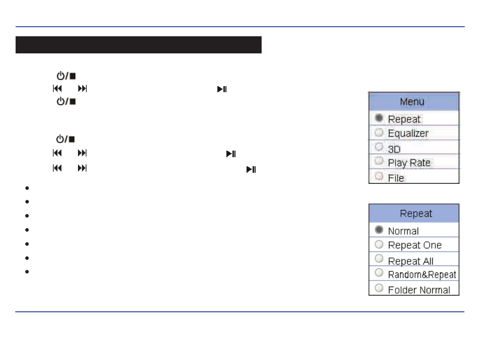 Using the music menu | Slick MP517TM-2 User Manual | Page 16 / 35