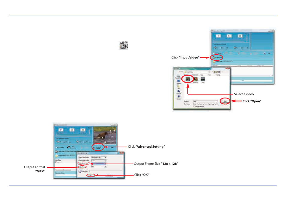 Converting videos | Slick MP517TM-2 User Manual | Page 23 / 35