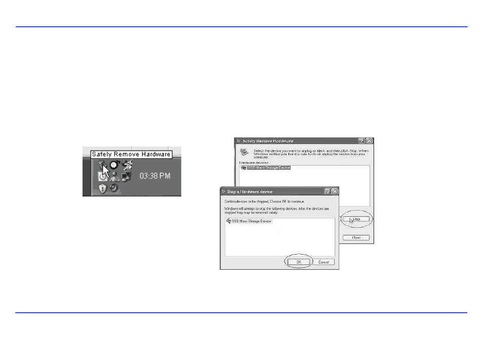 Disconnecting the usb cable | Slick MP517TM-2 User Manual | Page 9 / 35
