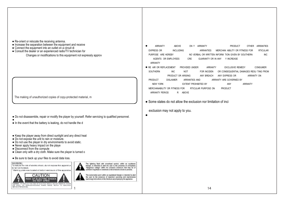 Slick MP305-2 User Manual | Page 2 / 8