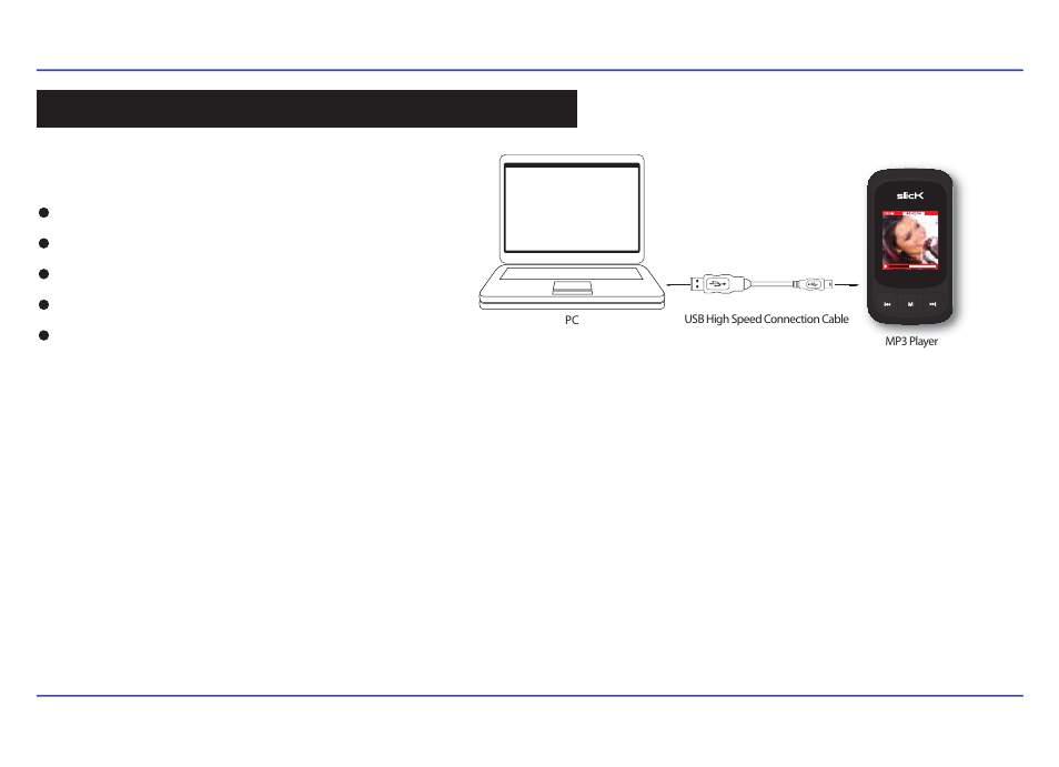 Connecting to a computer, System requirements, Pc connection | Slick MP413-2 User Manual | Page 10 / 33