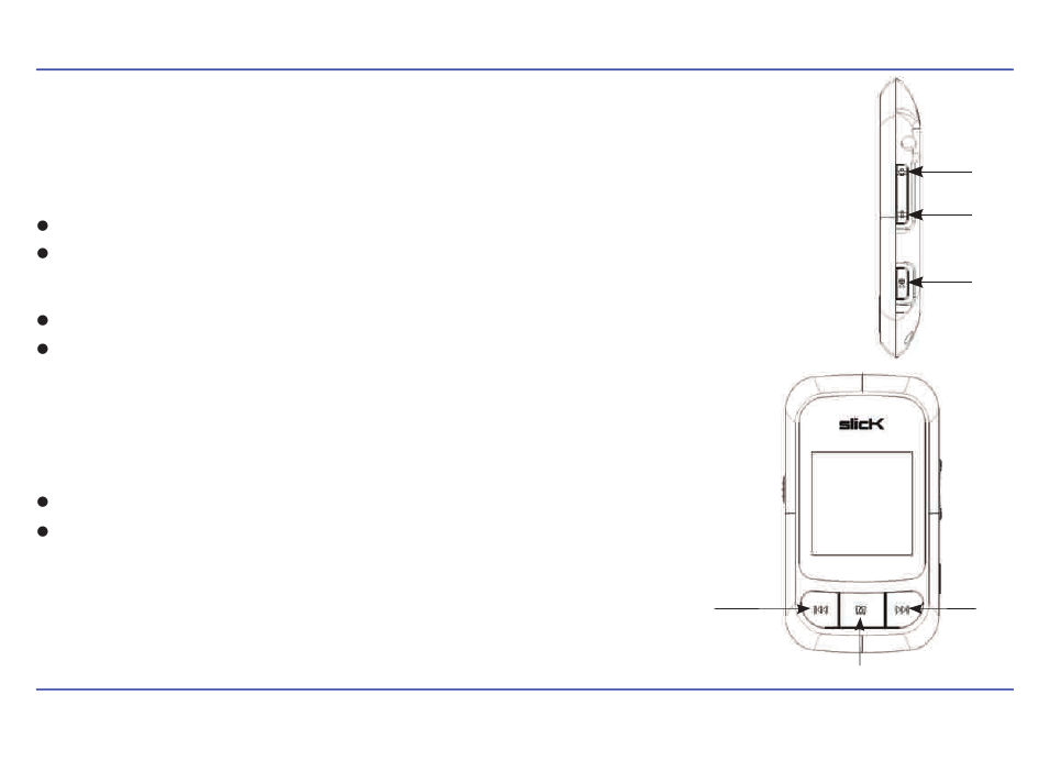 Pausing playback, Music player interface, Skipping tracks | Searching backward or forward within a track | Slick MP413-2 User Manual | Page 16 / 33