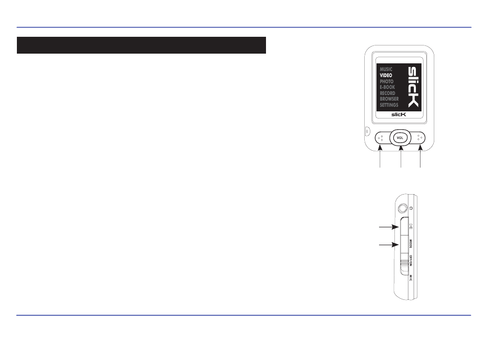 Video, Playing videos searching backward or forward | Slick MP402-2 User Manual | Page 15 / 29