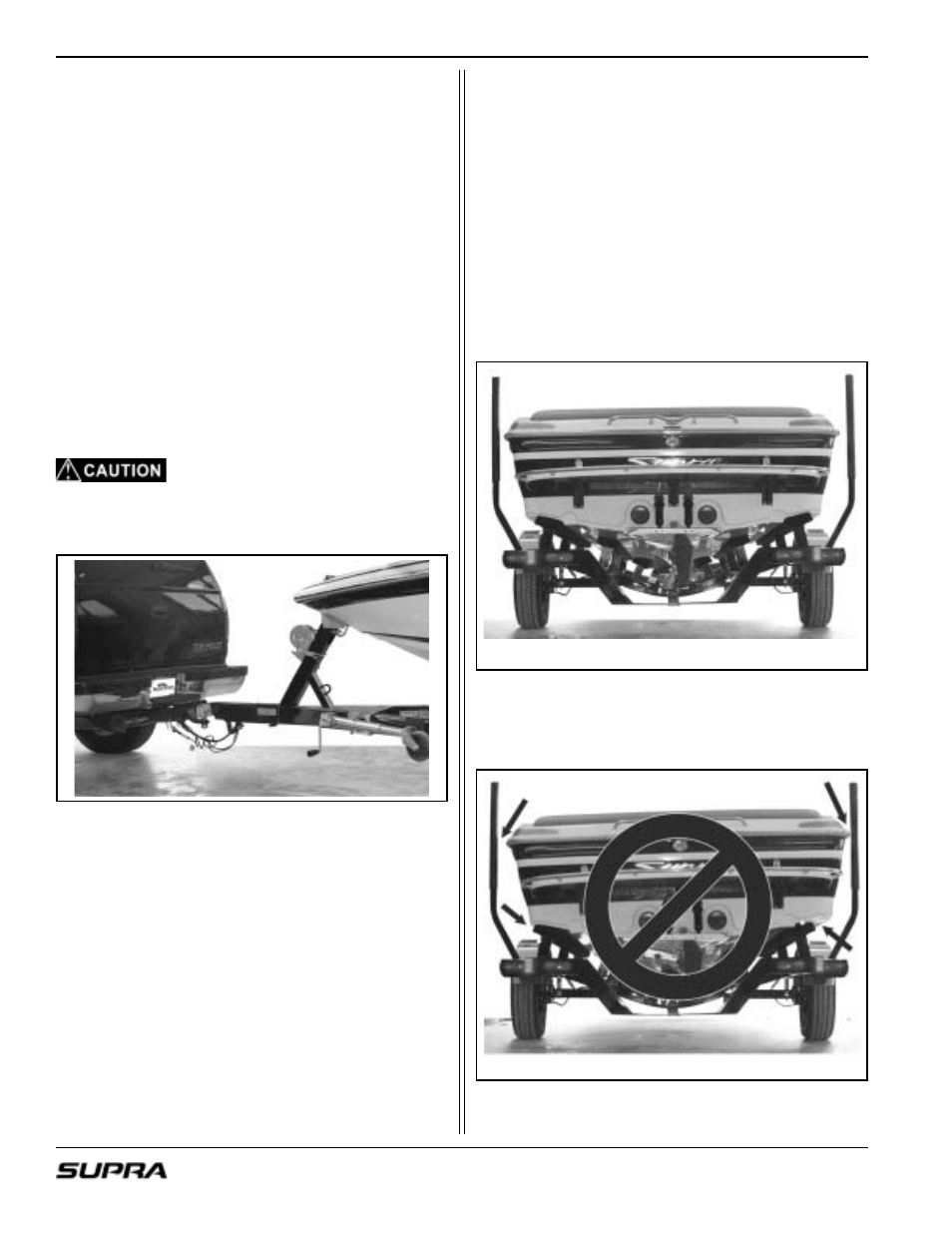 Connecting the trailer (continued) | Supra LAUNCH 20 User Manual | Page 74 / 88