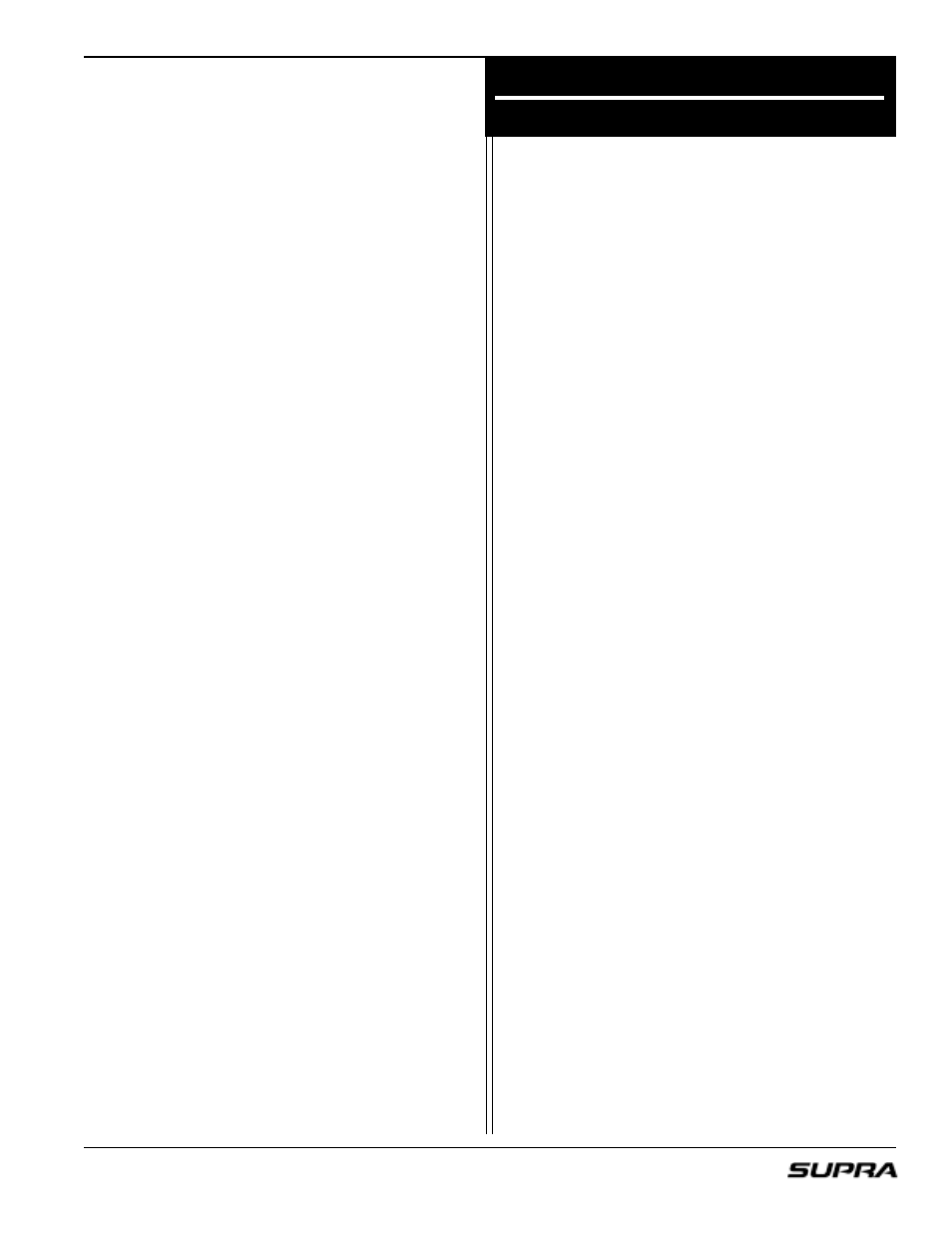 Supra limited warranty, Terms of warranty, Exclusions | Supra warranty | Supra LAUNCH 20 User Manual | Page 79 / 88