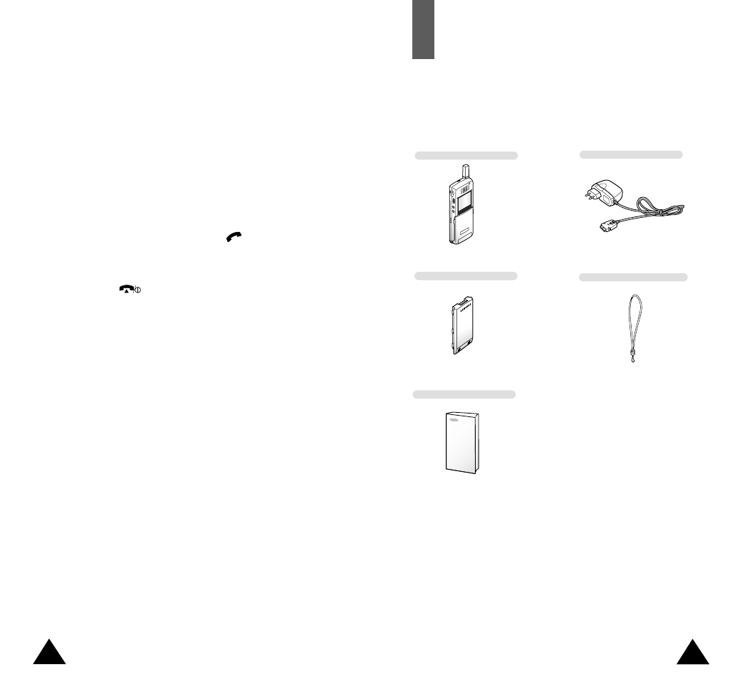 Unpacking | Samsung STH-N271 User Manual | Page 5 / 56