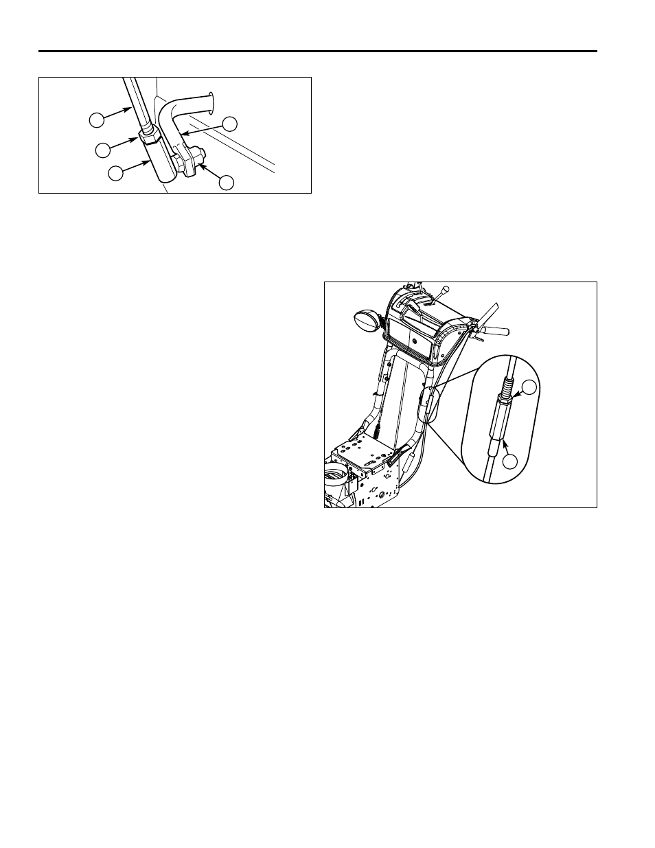 Large frame snowthrowers, Easy turn™ cable adjustment | Simplicity Manufacturing L1428E User Manual | Page 16 / 22