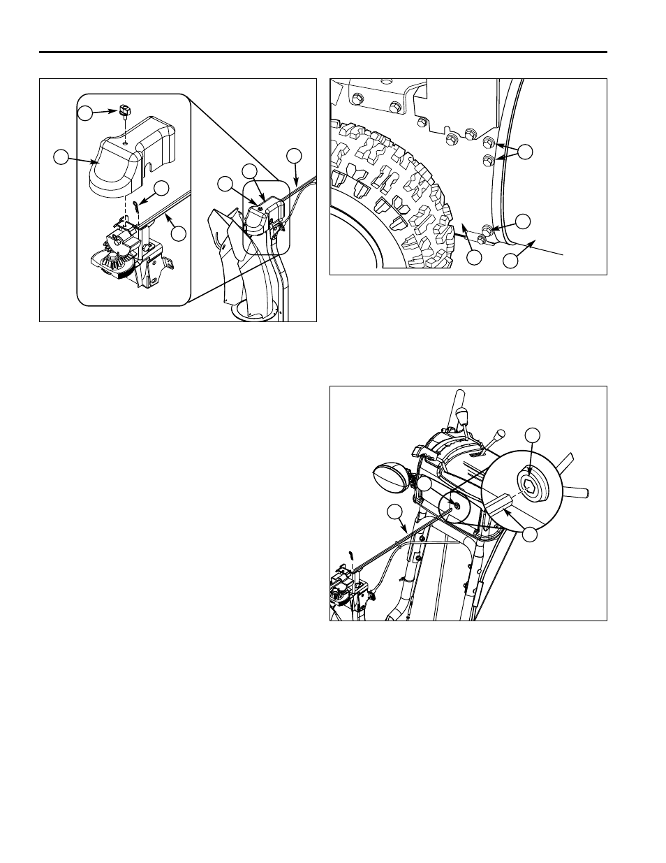 Large frame snowthrowers | Simplicity Manufacturing L1428E User Manual | Page 20 / 22