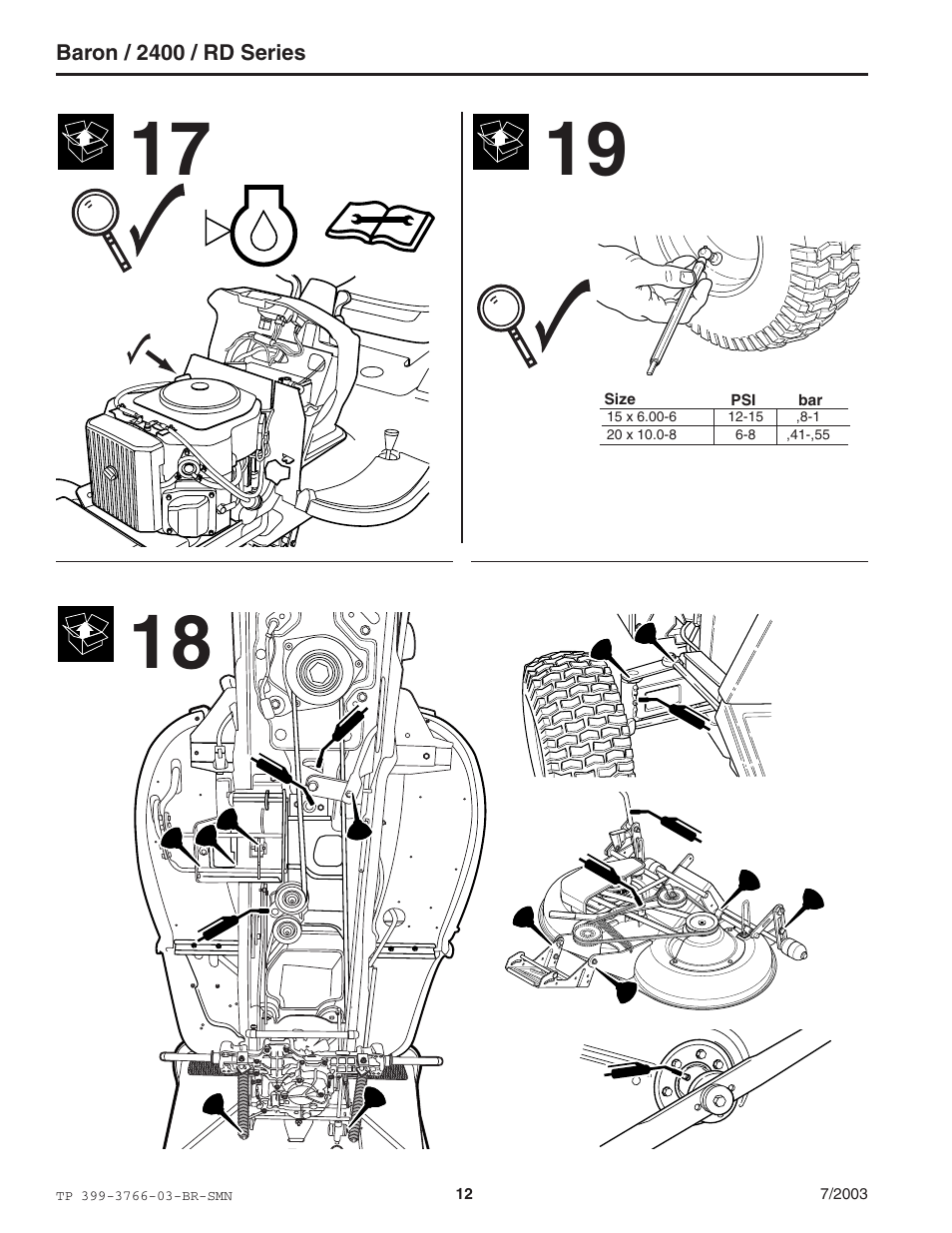 Simplicity Manufacturing 2400 User Manual | Page 12 / 22