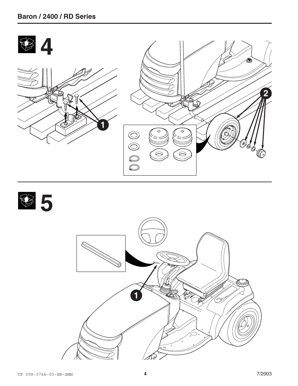 Simplicity Manufacturing 2400 User Manual | Page 4 / 22